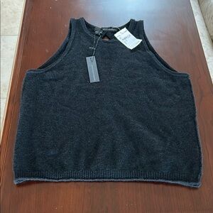 Cashmere Knit Sleeveless Sweater Vest
